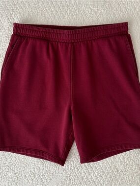 Beyond Yoga Men’s Fresh Cut Sweat Shorts California Merlot XL Athletic Gym